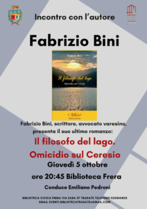 Incontro con l'autore Fabrizio Bini